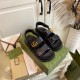 GUCCI hook and loop  sandals