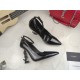 Saint Laurent Logo letter high-heeled shoes