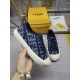 Fendi Domino Presbyopic canvas leisure shoes