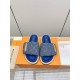 LV pool pillow comfort Flat sandals