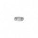 CARTIER MAILLON PANTHÈRE THIN WEDDING BAND, 2 HALF DIAMOND-PAVED ROWS B4098900