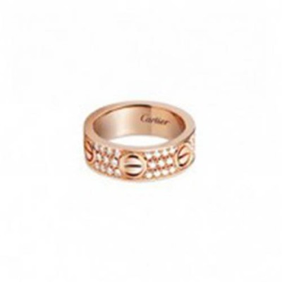 CARTIER  LOVE RING, DIAMOND-PAVED B4087600