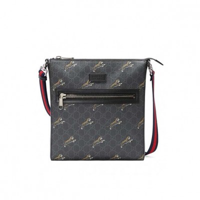 GUCCI BESTIARY MESSENGER WITH TIGERS 474137 G0KAN 8992 (28.5*27*5cm)