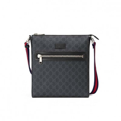 GUCCI BLACK MESSENGER 474137 K5RLN 1095 (28.5*27*5cm)