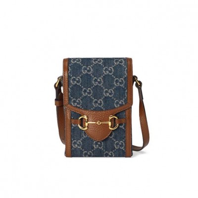 GUCCI HORSEBIT 1955 MINI BAG 625615 2KQGG 8375  (17*11.5*4cm)