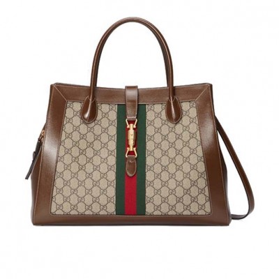 GUCCI JACKIE 1961 LARGE TOTE BAG 649015 HUHHG 8565   (40*30*15cm)