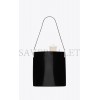 YSL SUZANNE RIGID SHOULDER BAG IN SHINY LEATHER 734320AABST1000 (29*28*10cm)