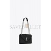 YSL ENVELOPE MEDIUM CHAIN BAG IN MIX MATELASS&EACUTE; GRAIN DE POUDRE EMBOSSED LEATHER 600185BOW921000 (24*17.5*6cm)