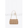 YSL JAMIE MEDIUM CHAIN BAG IN LAMBSKIN AND SUEDE 515821COPP72646 (25*15*7.5cm)