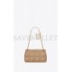 YSL JAMIE MEDIUM CHAIN BAG IN LAMBSKIN AND SUEDE 515821COPP72646 (25*15*7.5cm)