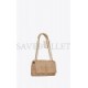 YSL JAMIE MEDIUM CHAIN BAG IN LAMBSKIN AND SUEDE 515821COPP72646 (25*15*7.5cm)