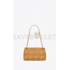 YSL JAMIE MEDIUM CHAIN BAG &QUOT;CARR&EACUTE; RIVE GAUCHE&QUOT; IN LAMBSKIN AND SUEDE&QUOT; IN LAMBSKIN AND SUEDE 515821COPP77019 (25*15*7.5cm)