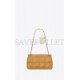 YSL JAMIE MEDIUM CHAIN BAG &QUOT;CARR&EACUTE; RIVE GAUCHE&QUOT; IN LAMBSKIN AND SUEDE&QUOT; IN LAMBSKIN AND SUEDE 515821COPP77019 (25*15*7.5cm)