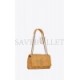 YSL JAMIE MEDIUM CHAIN BAG &QUOT;CARR&EACUTE; RIVE GAUCHE&QUOT; IN LAMBSKIN AND SUEDE&QUOT; IN LAMBSKIN AND SUEDE 515821COPP77019 (25*15*7.5cm)