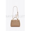 YSL LE FERMOIR SMALL TOP HANDLE BAG IN SHINY LEATHER 6869822ZA0J2346 (25*19.5*10.5cm)