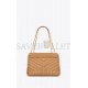 YSL LOULOU MEDIUM CHAIN BAG IN QUILTED LEATHER 574946DV7272357 (32*22*12cm)