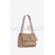 YSL NIKI MEDIUM CHAIN BAG IN CRINKLED VINTAGE VEGETABLE-TANNED LEATHER 6331581YG042826 (28*20*8.5cm)