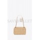 YSL JAMIE MEDIUM CHAIN BAG IN RAFFIA 515821GAAAT2087 (25*15*7.5cm)