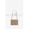 YSL ENVELOPE MEDIUM CHAIN BAG IN MIX MATELASS&EACUTE; CORDUROY 600185AAAOK2826 (24*17.5*6cm)