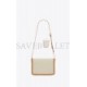 YSL SOLFERINO MEDIUM IN CANVAS AND VEGETABLE-TANNED LEATHER 634305FABE69066 (23*16*6cm)