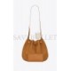 YSL PARIS VII LARGE FLAT HOBO BAG IN OSTRICH PATTERN 697941LAAAJ7733 (44*33*2cm)