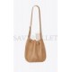 YSL PARIS VII LARGE FLAT HOBO BAG IN SMOOTH LEATHER 697941AAAMD7744 (44*33*2cm)