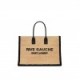 YSL RIVE GAUCHE TOTE BAG IN RAFFIA AND LEATHER 685742GAAAG2099 (48*36*16cm)