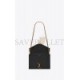 YSL CASSANDRA MEDIUM CHAIN BAG IN GRAIN DE POUDRE EMBOSSED LEATHER 532750BOW0W1000 (22*16.5*5.5cm)