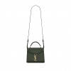 YSL CASSANDRA MINI TOP HANDLE BAG IN CROCODILE-EMBOSSED SHINY LEATHER 623930DND0J3144 (20*16*7.5cm)