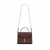 YSL CASSANDRA MEDIUM TOP HANDLE BAG IN BOX SAINT LAURENT LEATHER 6239310SX0W2045 (24.5*20*11.5cm)