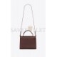 YSL CASSANDRA MEDIUM TOP HANDLE BAG IN BOX SAINT LAURENT LEATHER 6239310SX0W2045 (24.5*20*11.5cm)