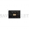 CHANEL BOY CHANEL FLAP CARD HOLDER A80603 Y07659 94305 (11.3*7.5*2.1cm)