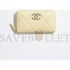 CHANEL 19 ZIPPED WALLET AP0948 B07327 NN289 (15.5*9*2cm)