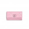 CHANEL 19 FLAP WALLET  AP0953 B07327 NM368 (16.5*9*2cm)