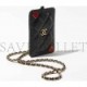 CHANEL CARD HOLDER WITH CHAIN AP3086 B09769 94305 (10.5*7.2*0.5cm)