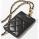 CHANEL CARD HOLDER WITH CHAIN AP3086 B09769 94305 (10.5*7.2*0.5cm)