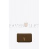 YSL CASSANDRE PHONE HOLDER WITH STRAP IN SMOOTH LEATHER 6350950U40J3234 (18*11*2.5cm)