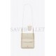 YSL CASSANDRE PHONE HOLDER WITH STRAP IN SMOOTH LEATHER 6350950U40J9207 (18*11*2.5cm)