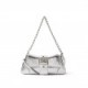 BALENCIAGA SILVER LINDSAY S METALLIC-LEATHER SHOULDER BAG  BALENCIAGA  MATCHESFASHION US (28.5*12.9*5.3cm)