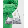 BALENCIAGA SILVER LINDSAY S METALLIC-LEATHER SHOULDER BAG  BALENCIAGA  MATCHESFASHION US (28.5*12.9*5.3cm)