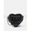 BALENCIAGA BLACK LE CAGOLE MINI LEATHER CROSS-BODY BAG  BALENCIAGA  MATCHESFASHION US (15.2*13.9*5cm)