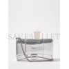 BALENCIAGA SILVER HOURGLASS CROCODILE-EFFECT LEATHER CROSS-BODY BAG  BALENCIAGA  MATCHESFASHION US (19*12*4.5cm)