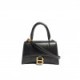 BALENCIAGA BLACK HOURGLASS XS LEATHER BAG  BALENCIAGA  MATCHESFASHION US (19*12*6.6cm)