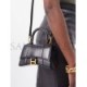 BALENCIAGA BLACK HOURGLASS XS LEATHER BAG  BALENCIAGA  MATCHESFASHION US (19*12*6.6cm)