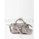 BALENCIAGA SILVER NEO CAGOLE CITY XS LEATHER BAG  BALENCIAGA  MATCHESFASHION US (25.6*17*11.1cm)