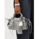 BALENCIAGA SILVER NEO CAGOLE CITY XS LEATHER BAG  BALENCIAGA  MATCHESFASHION US (25.6*17*11.1cm)