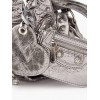 BALENCIAGA SILVER NEO CAGOLE CITY XS LEATHER BAG  BALENCIAGA  MATCHESFASHION US (25.6*17*11.1cm)