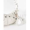 BALENCIAGA WHITE CAGOLE XS LEATHER SHOULDER BAG  BALENCIAGA  MATCHESFASHION US (24*13.5*5.4cm)