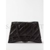 BALENCIAGA BLACK CRUSH M QUILTED CREASED LEATHER SHOULDER BAG  BALENCIAGA  MATCHESFASHION US (30.9*20.3*11.4cm)