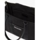 BALENCIAGA BLACK NEO NAVY M LEATHER-TRIMMED CANVAS TOTE BAG  BALENCIAGA  MATCHESFASHION US (34.5*25.9*12.9cm)